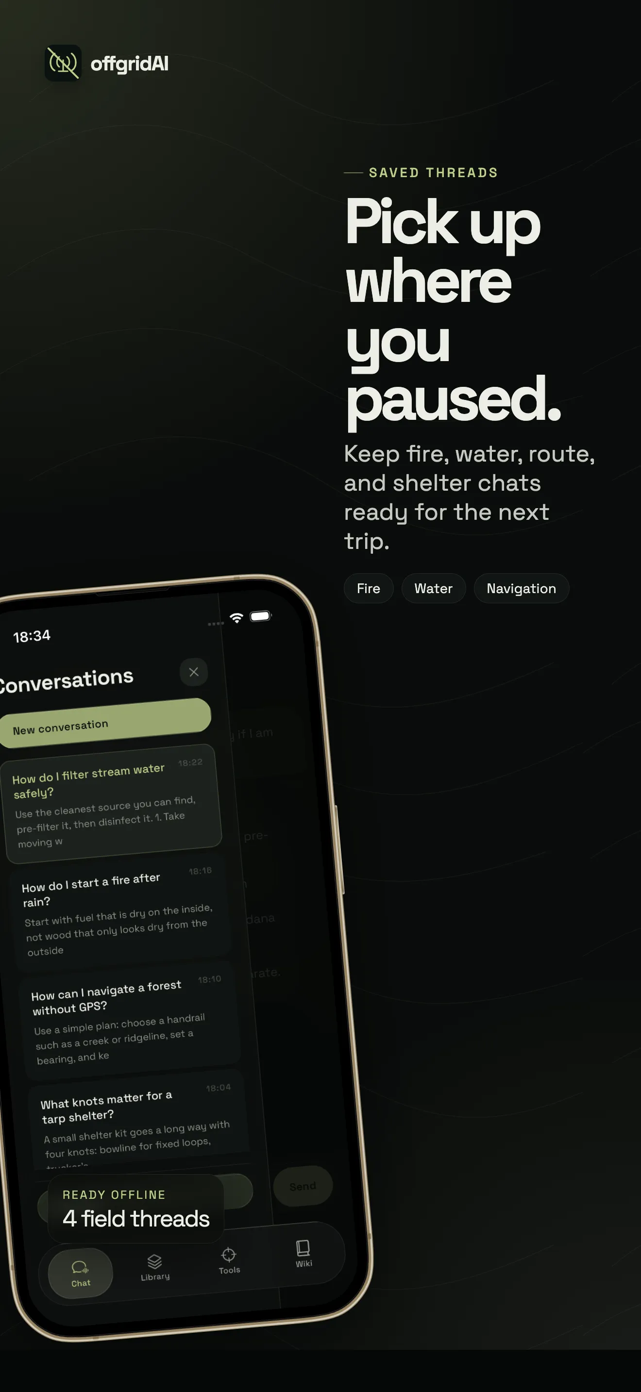 iPhone App Store screenshot 2: Pick up where you paused